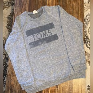 TOMS Gray Sweatshirt With Pockets Women’s Size M